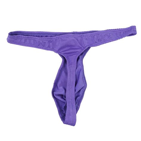 man in purple thong